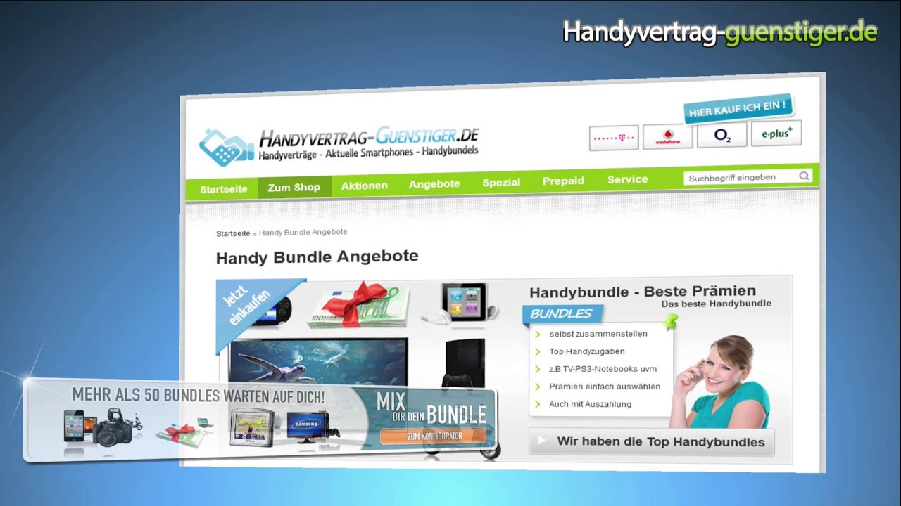 Handyvertrag-guenstiger.de - Der online Handyshop
