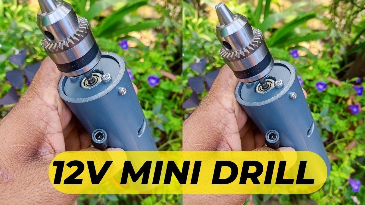 How to Make Mini Dremel Drill|12V DC Mini Hand Drill|Powerful Dremel Tool Using 775 Motor @ PVC pipe