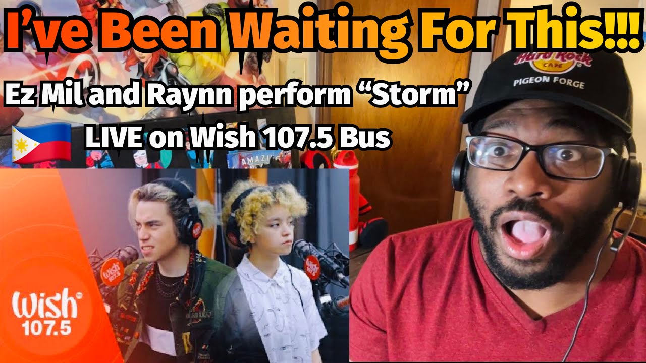 Ez Mil and Raynn perform “Storm” LIVE on Wish 107.5 Bus | REACTION!!!!