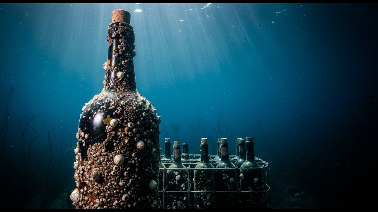 Inside Underwater Wine Aging Process