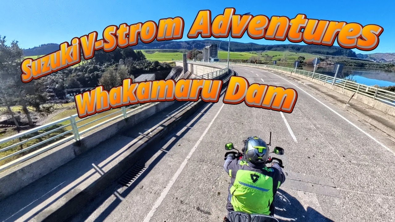 Suzuki V-Strom Adventures Whakamaru Dam and Power Station