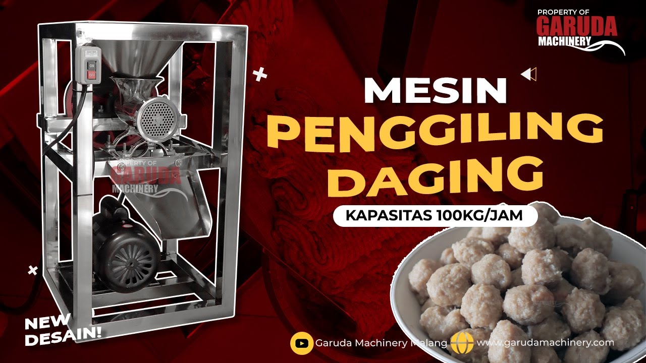 MESIN PENGGILING DAGING | Cara Menggiling Daging Bakso Secara Cepat & Praktis !