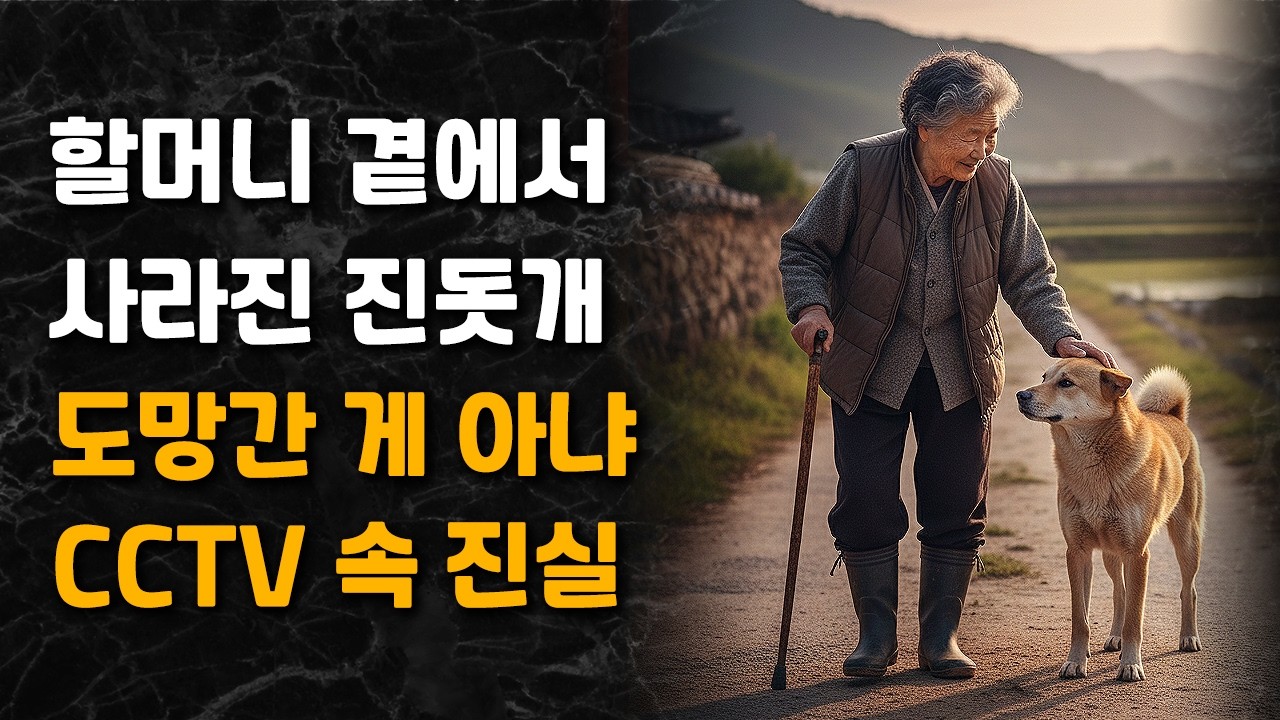 CCTV 확인한 순간 오열했다... 진돗개가 내 곁에서 사라진 진짜 이유 | 인생사연 | 감동사연 | 노후사연 | 오디오북