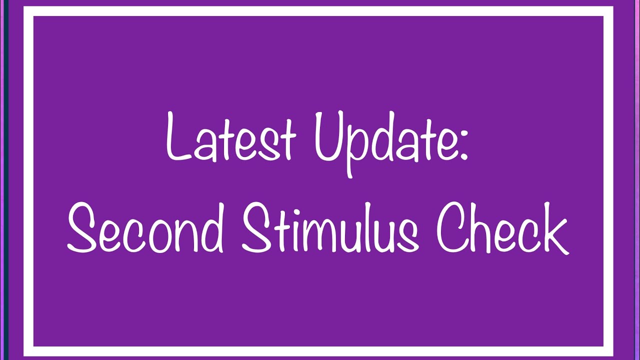 $600 Second Stimulus Check Update SSA, SSDI, SSI, Low Income - Thursday, December 17