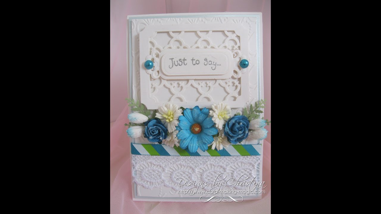 Adding Flowers to your Cards