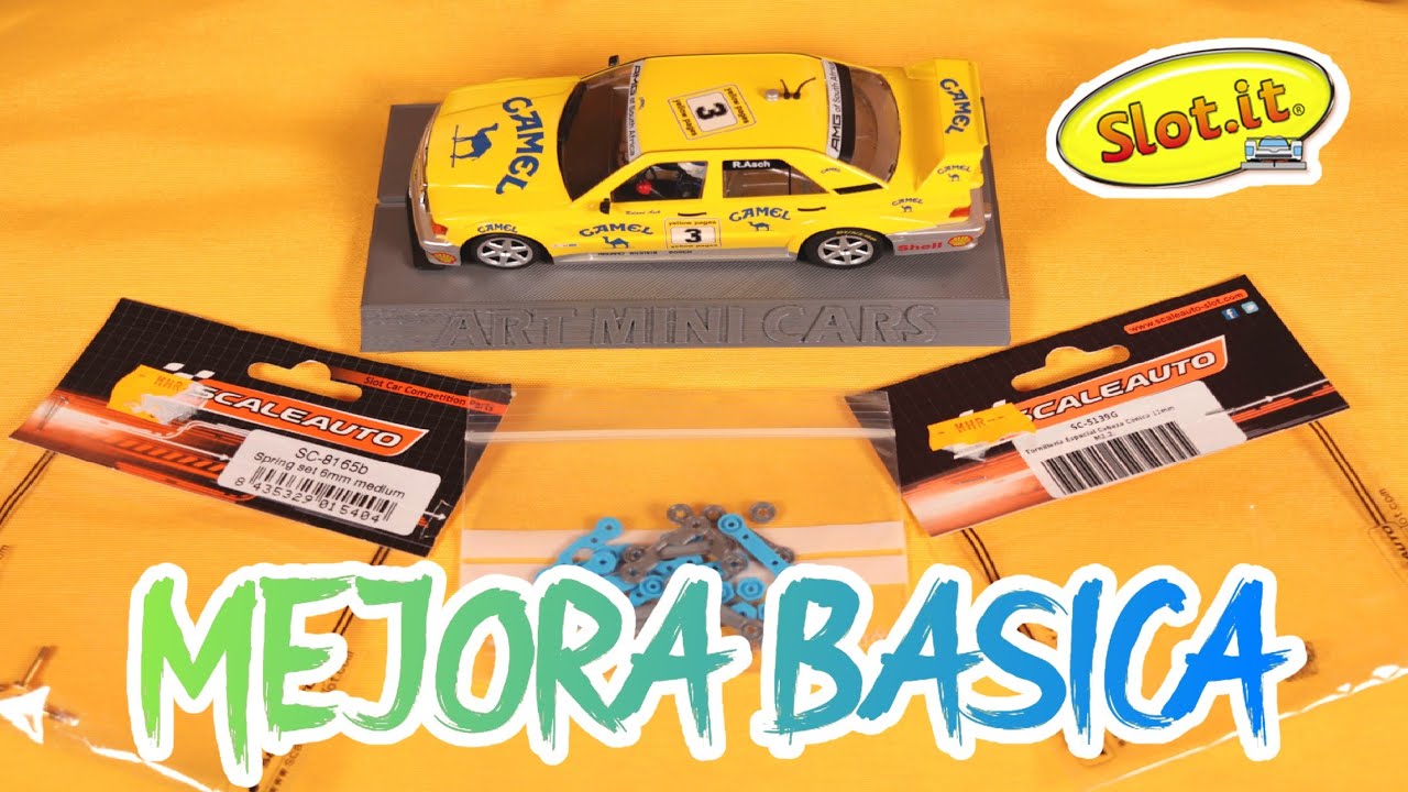 Mejora básica + Prueba Mercedes 190E Slot.it
