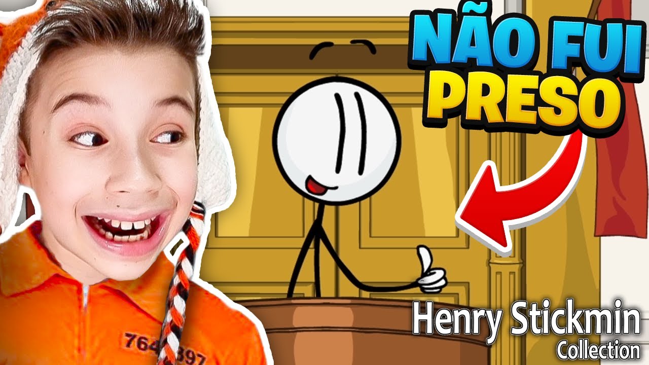 ESCAPEI DE SER PR3SO😅 ANIMAÇÃO HENRY STICKMIN #2