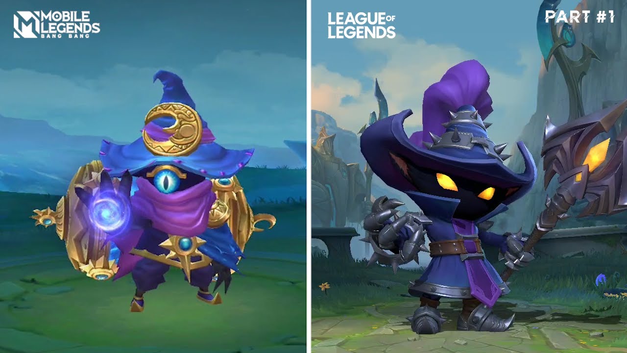 Mobile Legends vs LoL Wild Rift - Heroes Comparison 2022 | Moba Comparison