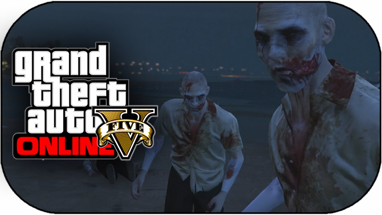 GTA 5 Online Zombie Apocalypse Mission in First Person in GTA 5 Next Gen (GTA 5 PS4 Gameplay)