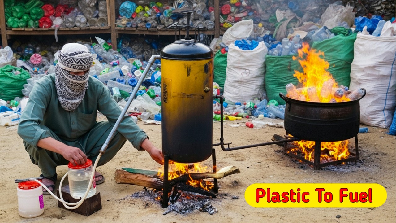 Turning Plastic Into Fuel like Deisel #diy
