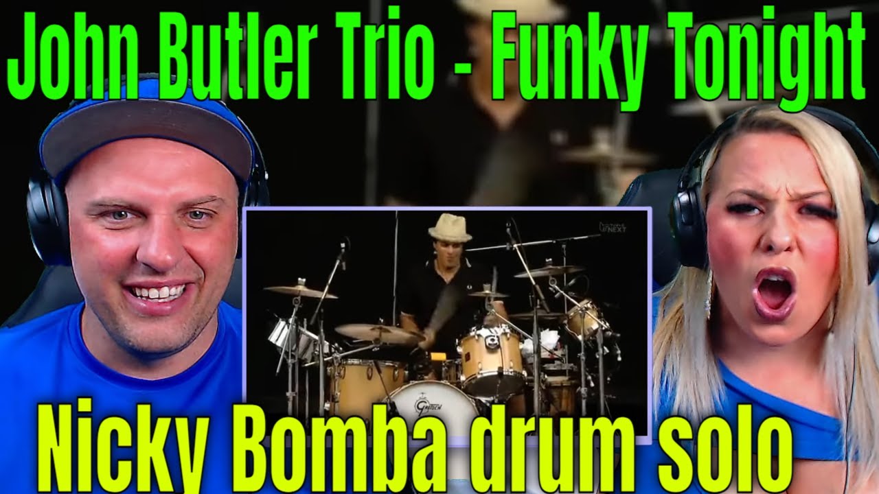 First time Reaction to John Butler Trio - Funky Tonight - Nicky Bomba drum solo - FUJI Rock