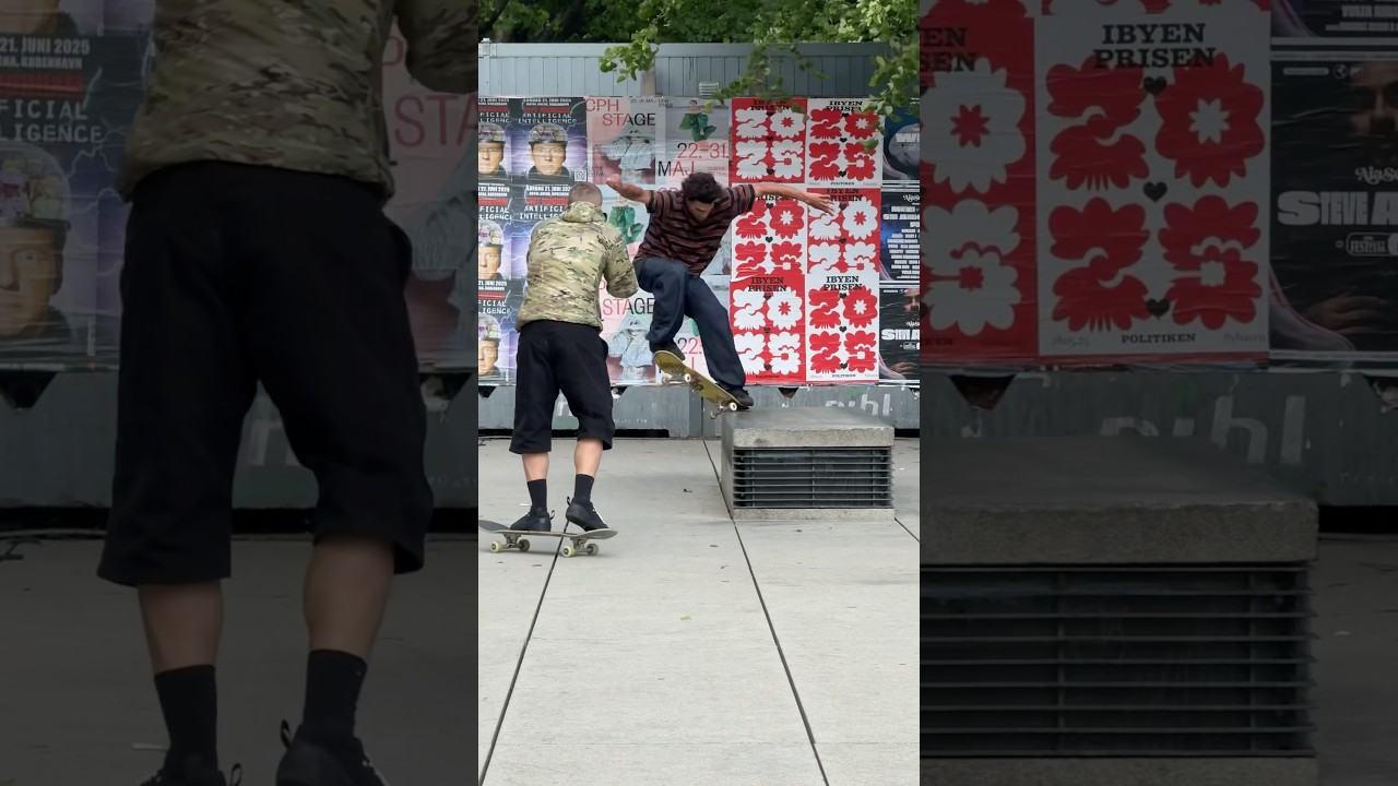 Tiago Lemos NBD at the best ledges in Copenhagen by&hellip; 🇩🇰🪄🛹 #skateboarding