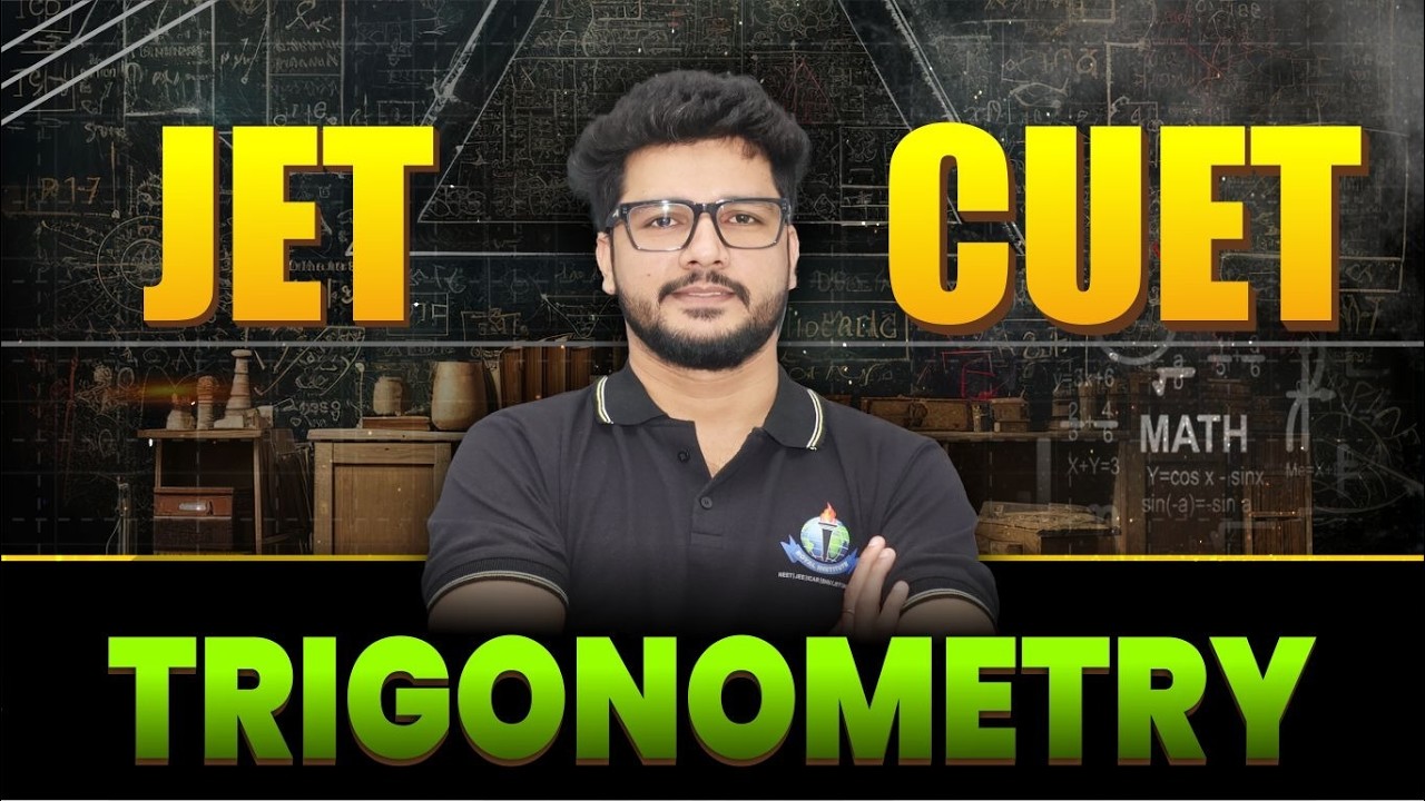 CUET & JET PYQ 2026 | TRIGONOMETRY Maths Important Questions | By Roshan Sir #trigonometry
