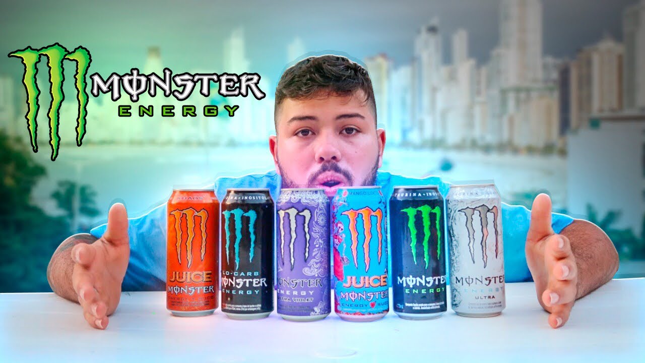 COMPREI TODOS OS SABORES DE MONSTER DO MERCADO