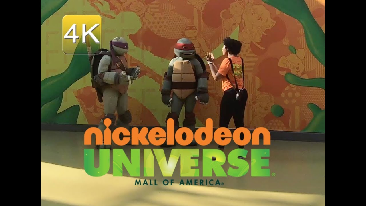 [⁴ᴷ⁶⁰] Nickelodeon Universe Theme Park | Mall Of America Walk Tour and Overview