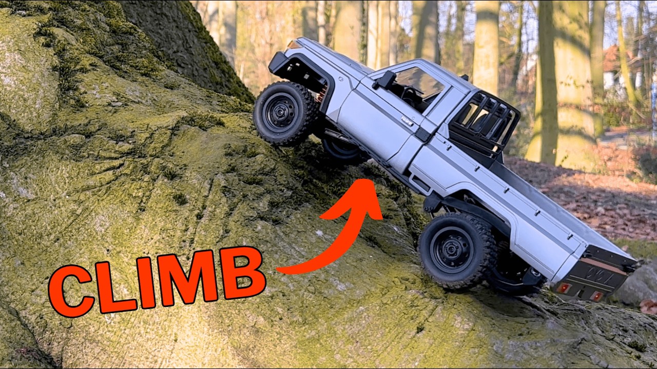 Toyota Land Cruiser 1/12 RC Car MN82 PRO Unboxing and Drive