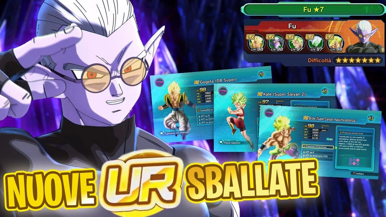 SFIDO FU 7 STELLE con LE NUOVE MINITURE UR e EX su DRAGON BALL XENOVERSE 2