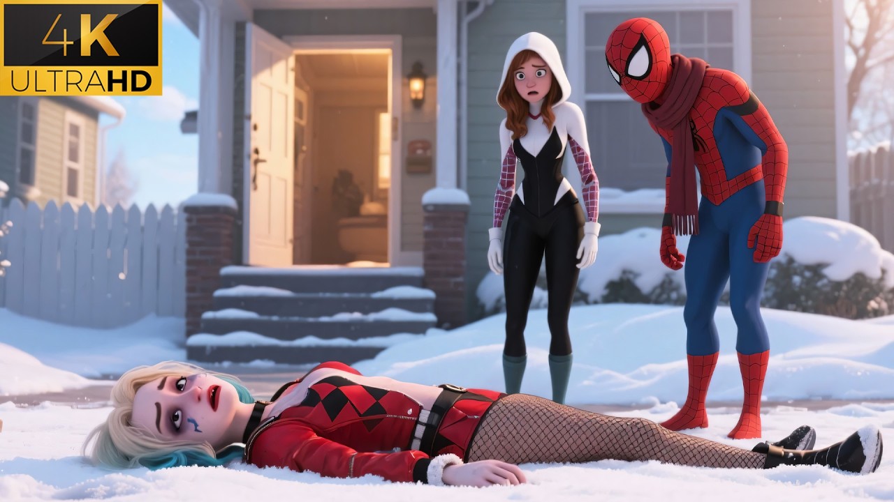 Drama! Spider-Man Lets Harley In, Gwen’s Love Collapses Into Chaos! | SpiderManAnimation #spiderman