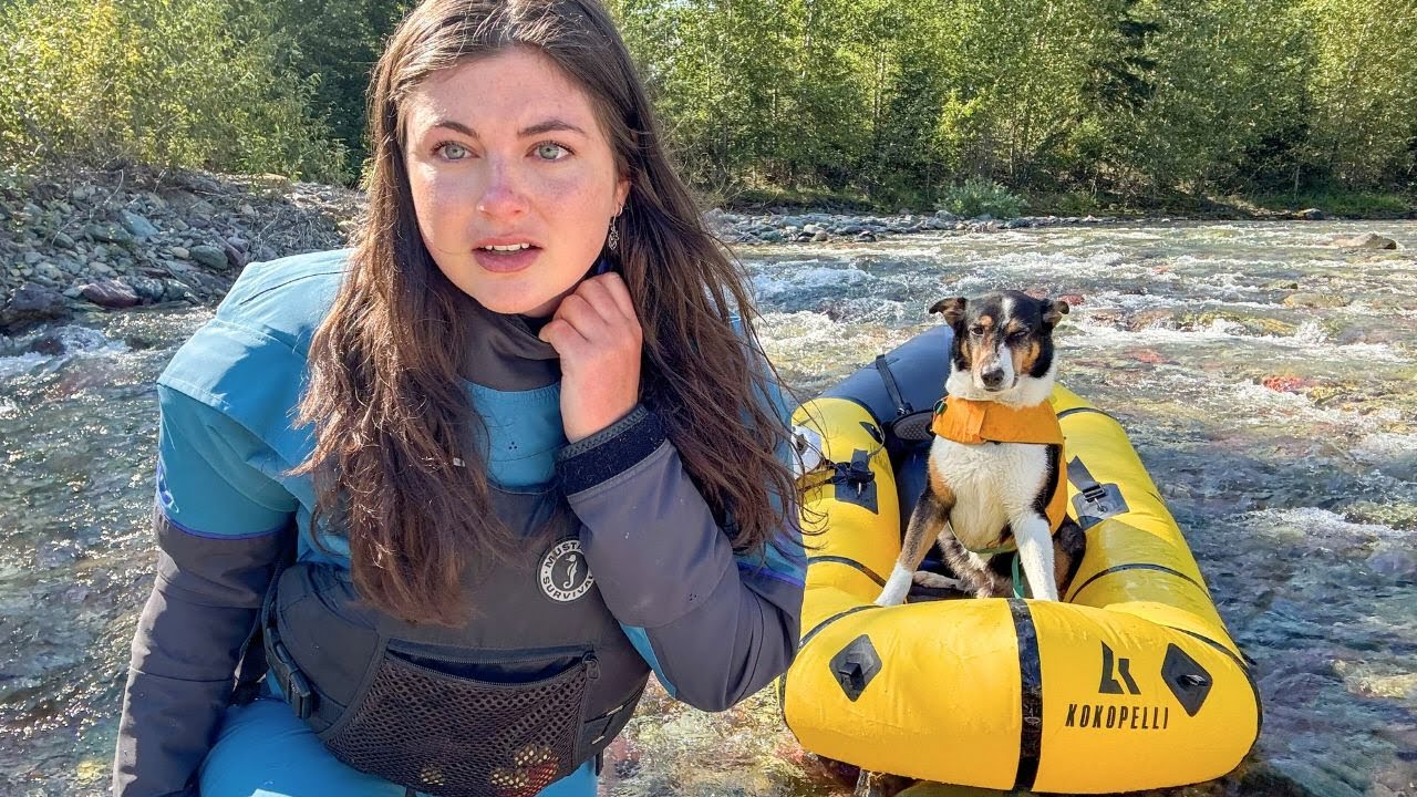4 Days River Camping in Montana with My Dog in a Packraft 