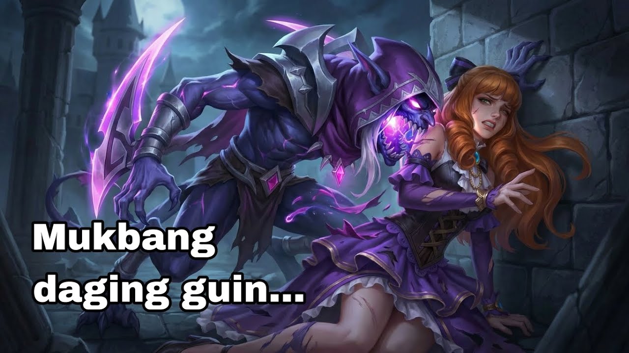 Helcurt mukbang daging guiniver ❗❗ ( mlbb part 2 )