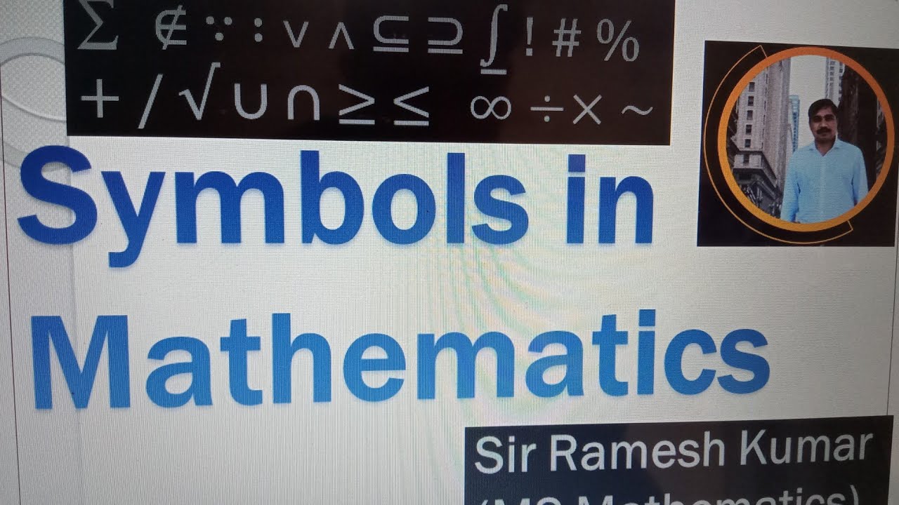 Mostly used Symbols in Mathematics For all  SST, General Job tests, Admission tests and beginners.