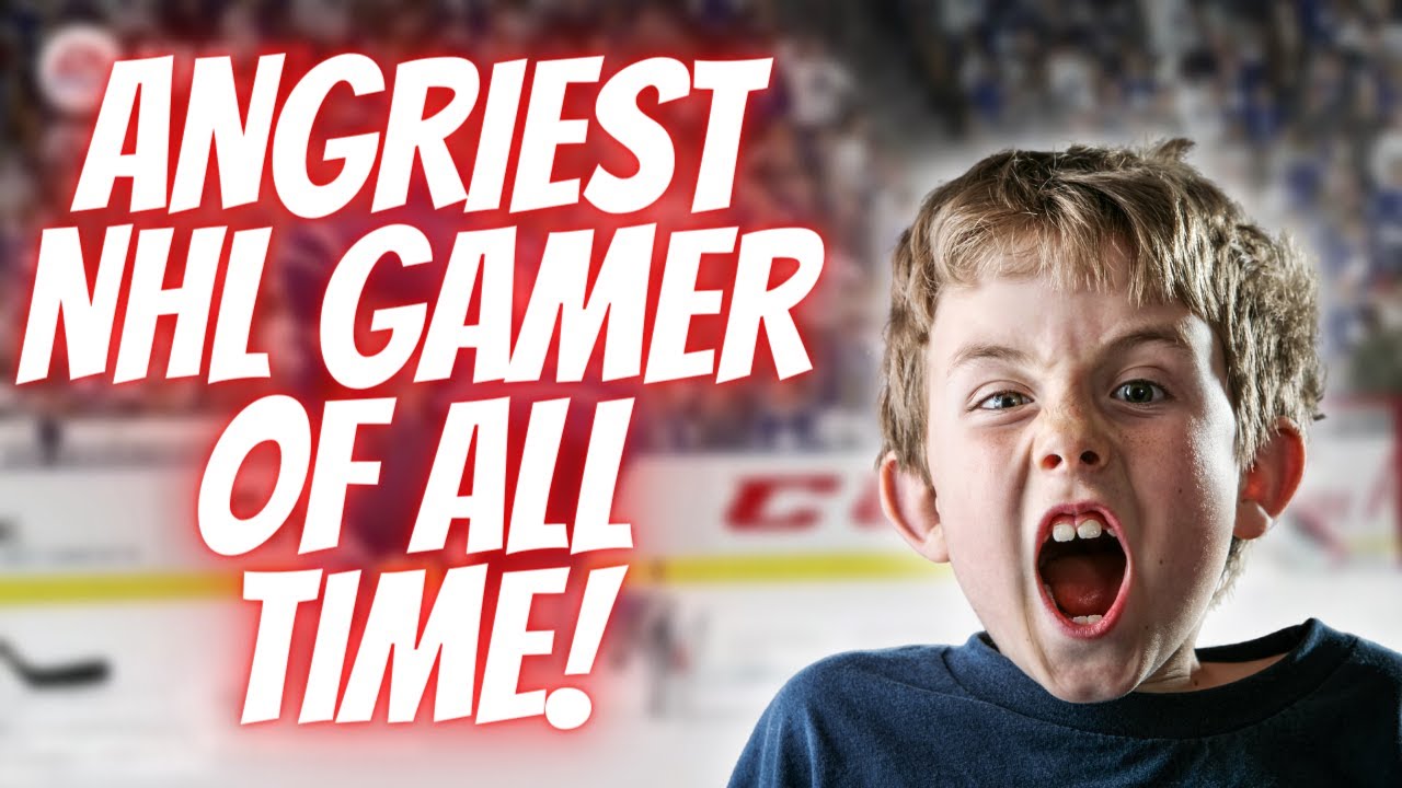 CRINGIEST KID ON PS4 LOSES HIS MIND! - NHL Rage