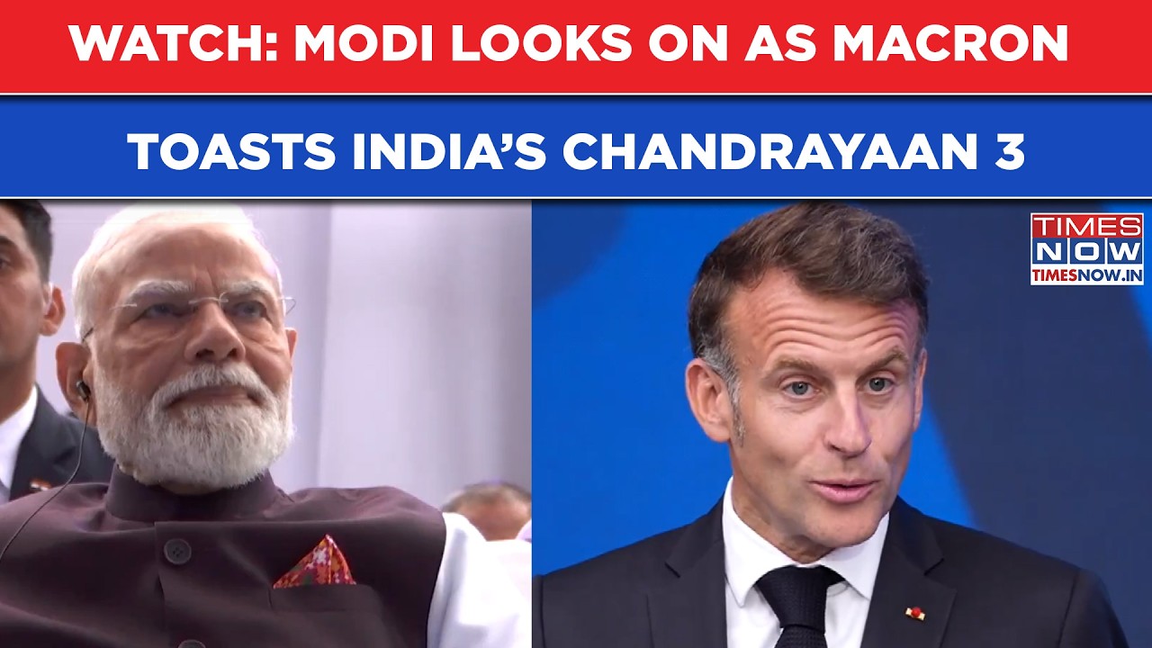 Modi In France: Watch Macron Toast &lsquo;Global Innovation Powerhouse&rsquo; India&rsquo;s Chandrayaan 3 Mission
