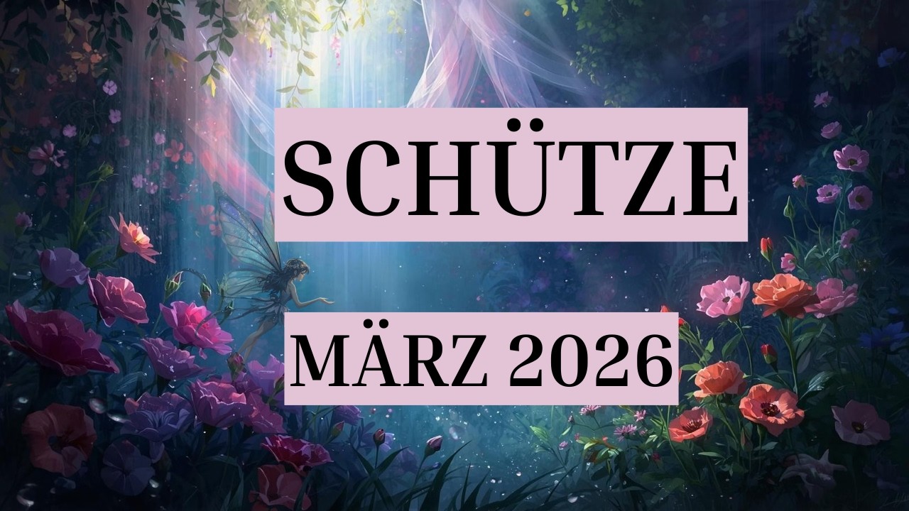 SCHÜTZE - MÄRZ 2026 - DER NEUE SCHUH PASST!! DEIN NEUES ICH, DEIN NEUER WEG RUFT DICH!