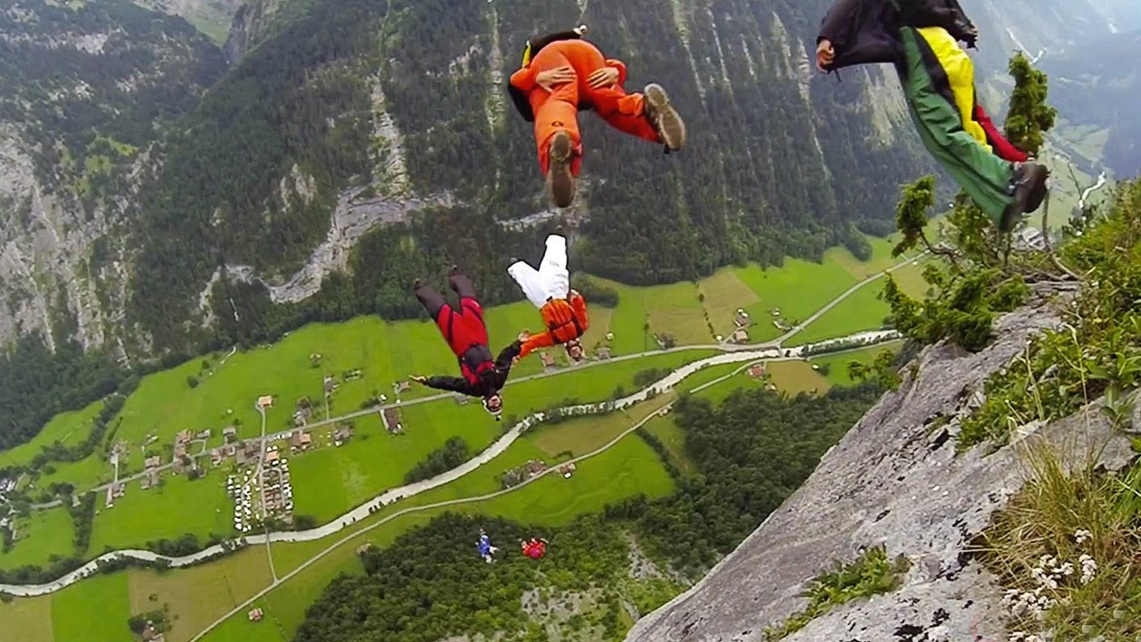 Buzzing Paragliders, 6-Man BASE Jumps and Waterfall Fly-Thru | GroWings, Ep. 4