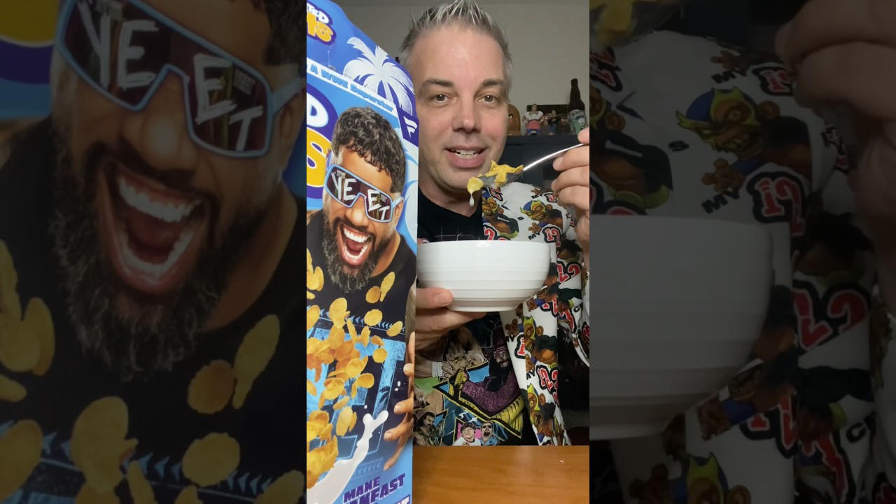 Frosted Yeets Review #wwe #yeet #cereal
