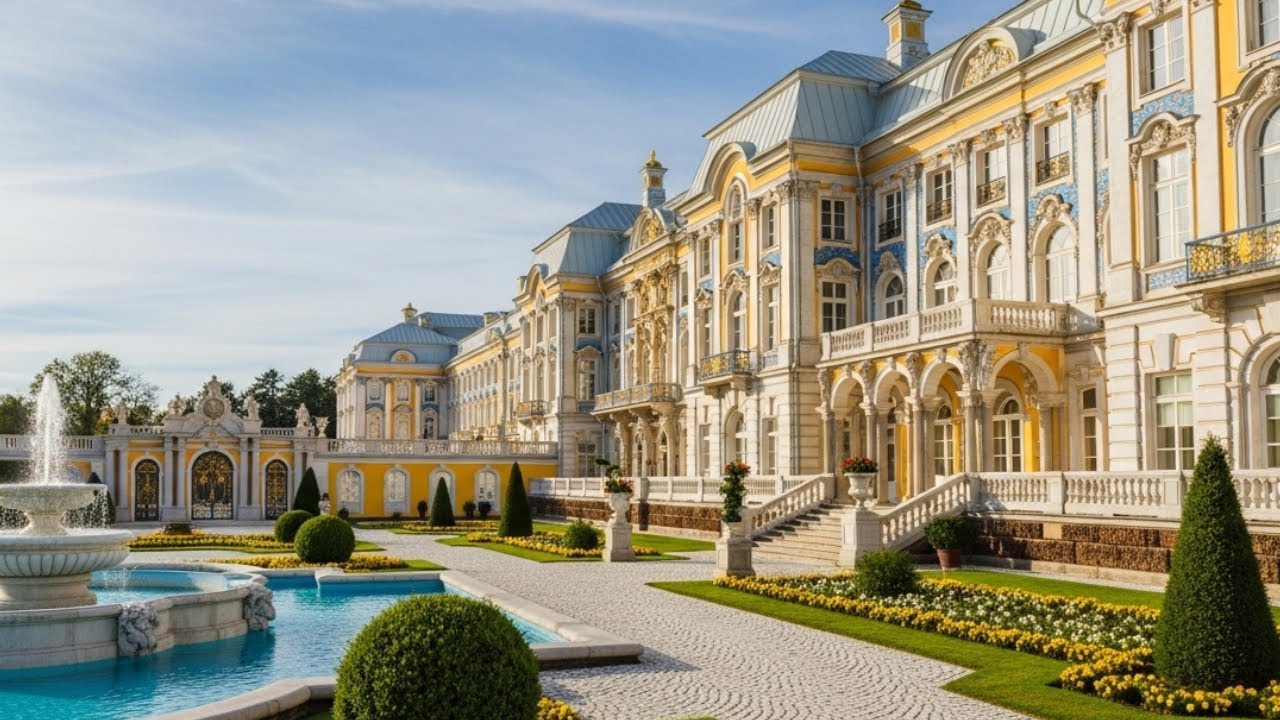 Million-Dollar Luxury! Inside the World’s Largest Yellow, White & Blue Royal Palace