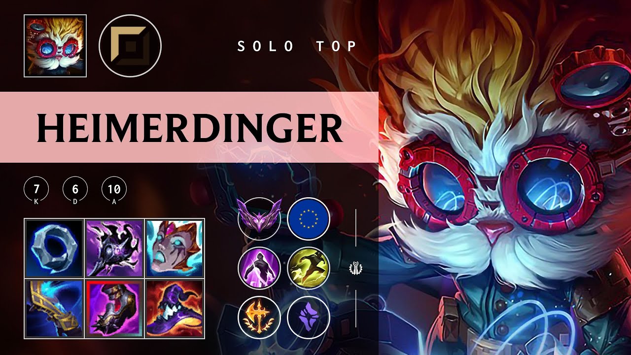 Heimerdinger Top vs Gangplank - EUW Master Patch 25.22