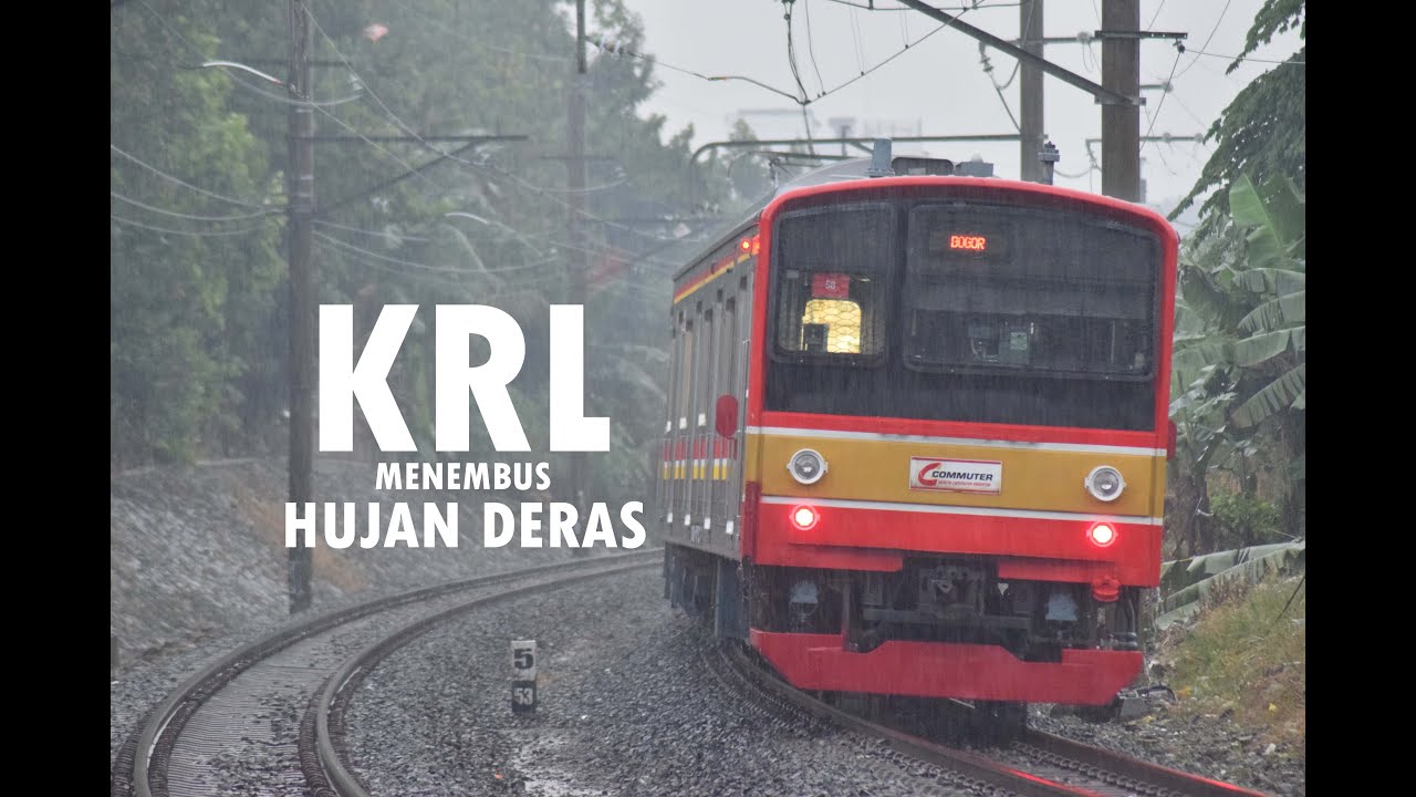 KOMPILASI KRL MENEMBUS HUJAN DERAS !!! Spot Ex PJL 29 BOGOR