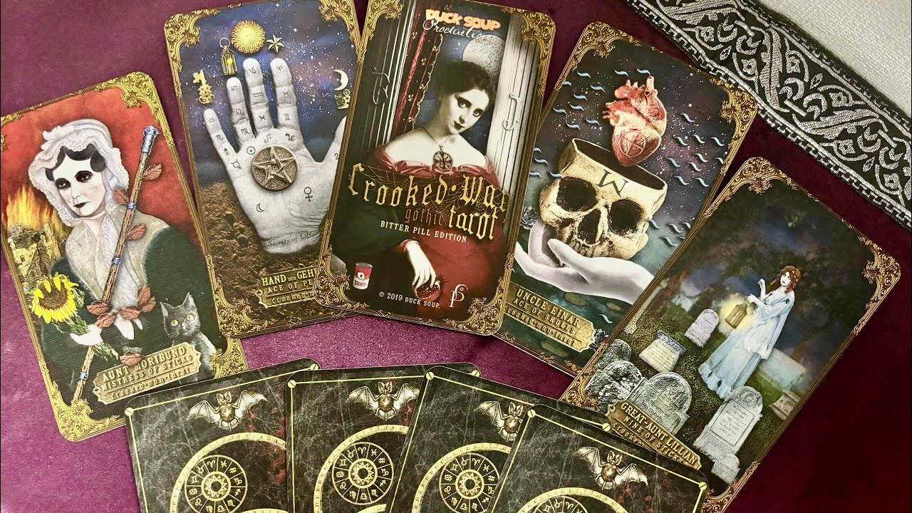 Обзор колоды «Crooked Way Tarot» by Duck Soup ☠️🦇☠️ «Таро Кривого Пути» от Утиного Супа🤪🤪