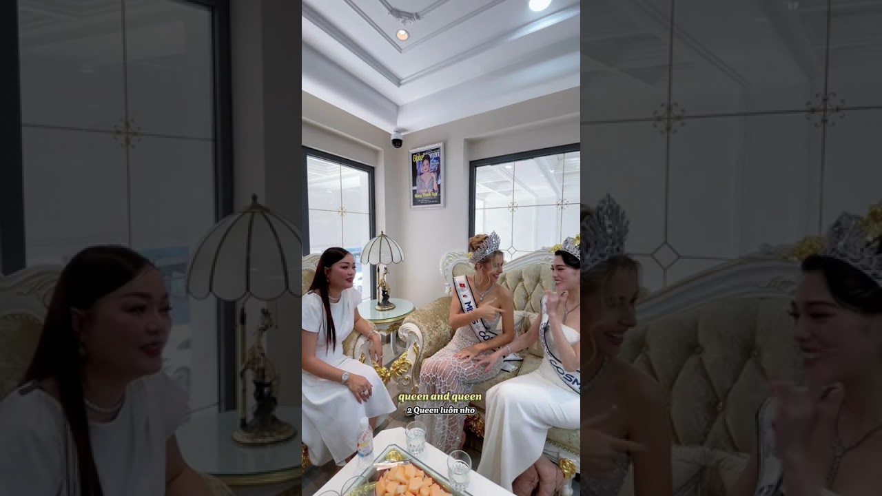 CEO Hoàng Thanh Nga cùng Top 2 Miss Cosmo chia sẻ về Queen’s Gala Party sắp diễn ra.