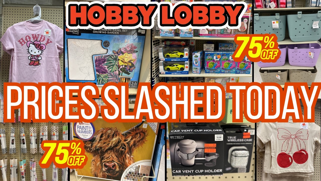 НОВИНКА! Распродажа Hobby Lobby со скидкой 75%! 🔥 Цены снижены сегодня! Спешите! #новоевидео #hob...