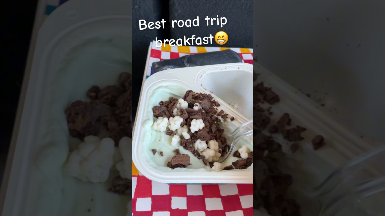 My road trip breakfast!