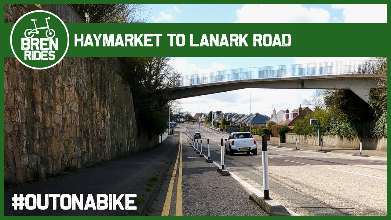 Edinburgh Bicycle Ride - Haymarket to Lanark Road
