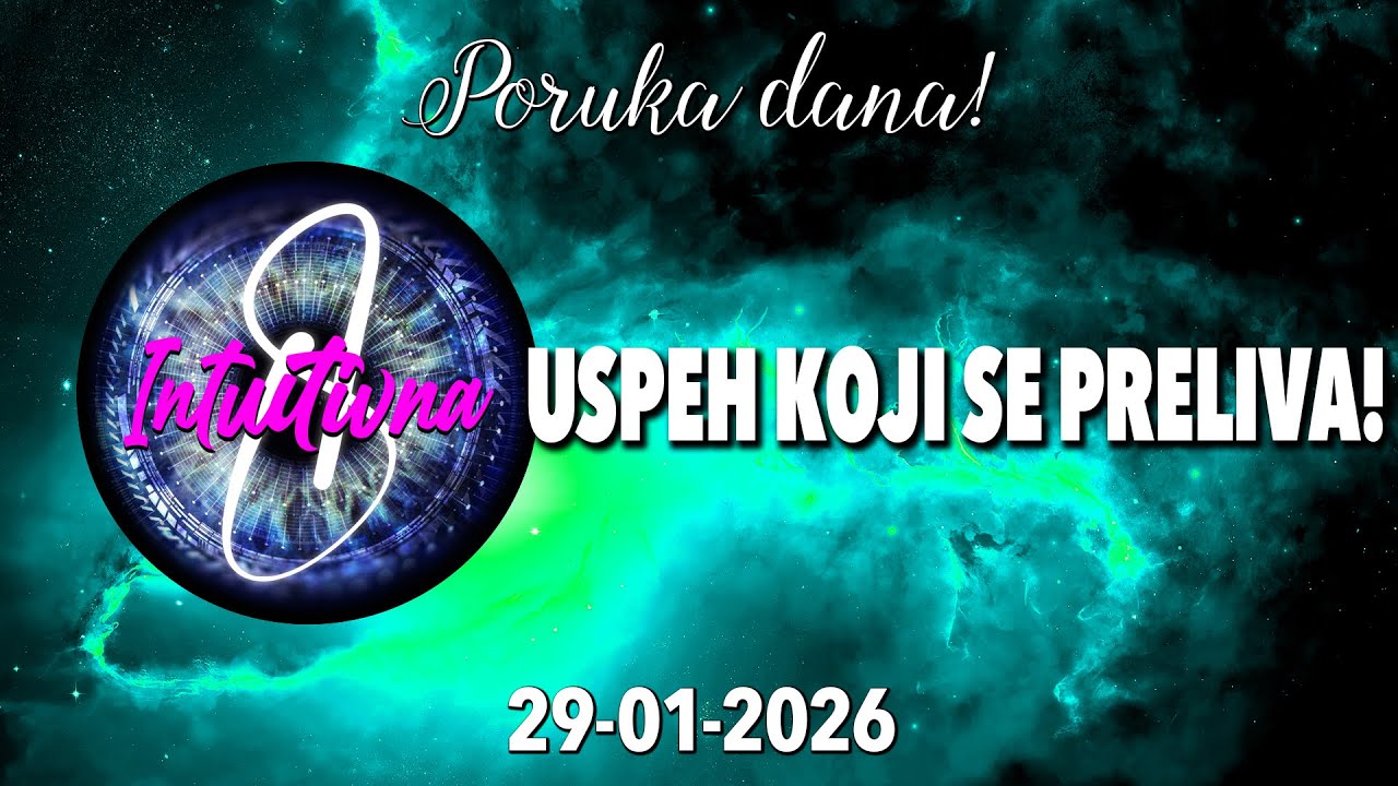 📩USPEH KOJI SE PRELIVA!📩29.01.2026.🌟 Tarot citanje 🔮  @Intuitivna8