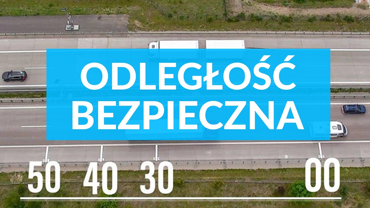 Odległość bezpieczna czyli to co polski kierowcy mają w d#@$e