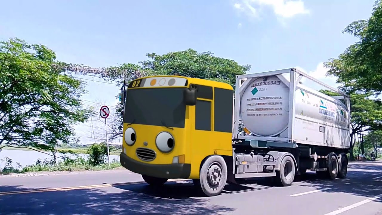 TRUK KONTAINER PANJANG, truk gandeng, truk tangki, truk trailer,TRU kontainer mirip LANI TEMAN TAYO