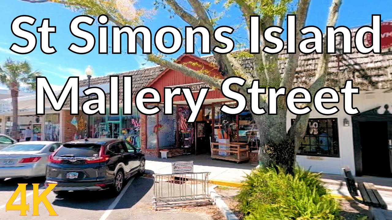 ST SIMONS ISLAND:  Mallery Street Pier Village