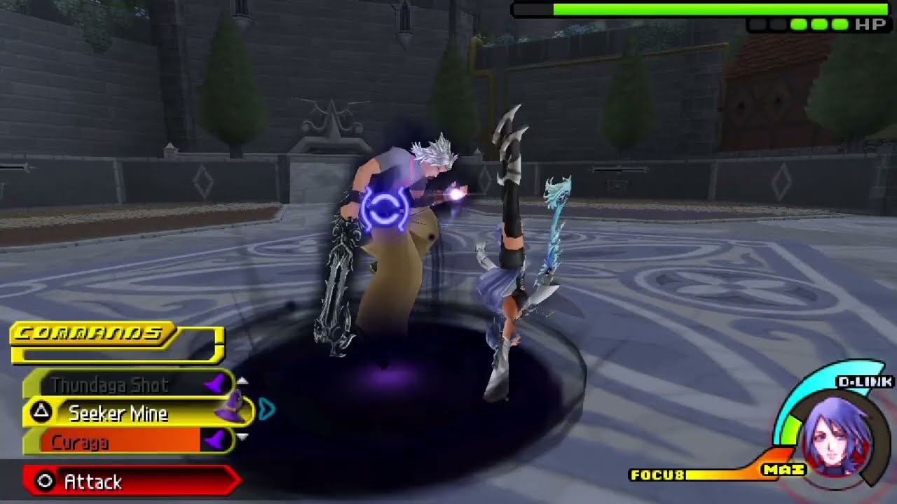 Kingdom hearts BBS FM PSP - Retroachievements - Aqua lvl 1 - Terranort 1