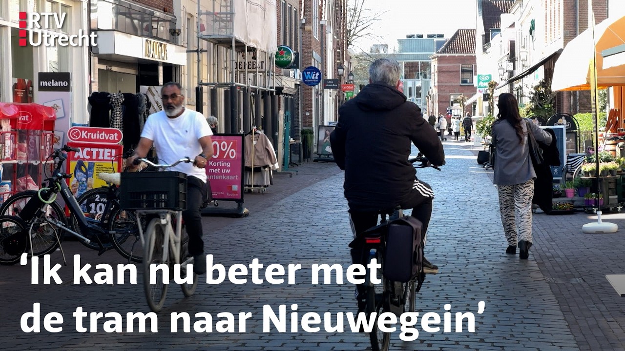 Fietsers moeten afstappen in winkelstraat IJsselstein | RTV Utrecht