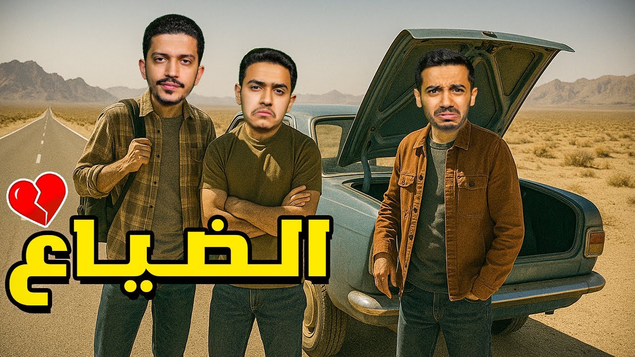 تحدي رحلة في الصحراء ( البحث عن سيارة ) !!