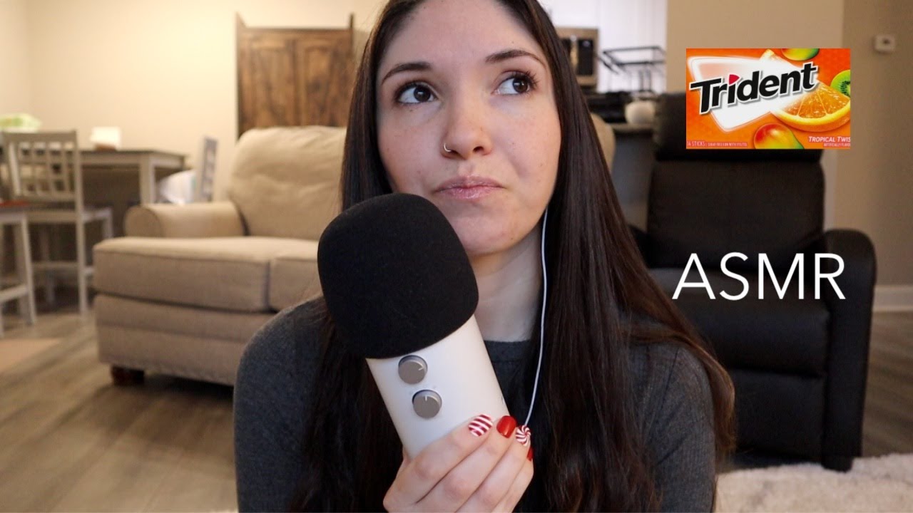 ASMR | dónde he estado? charla con chicle 🤍