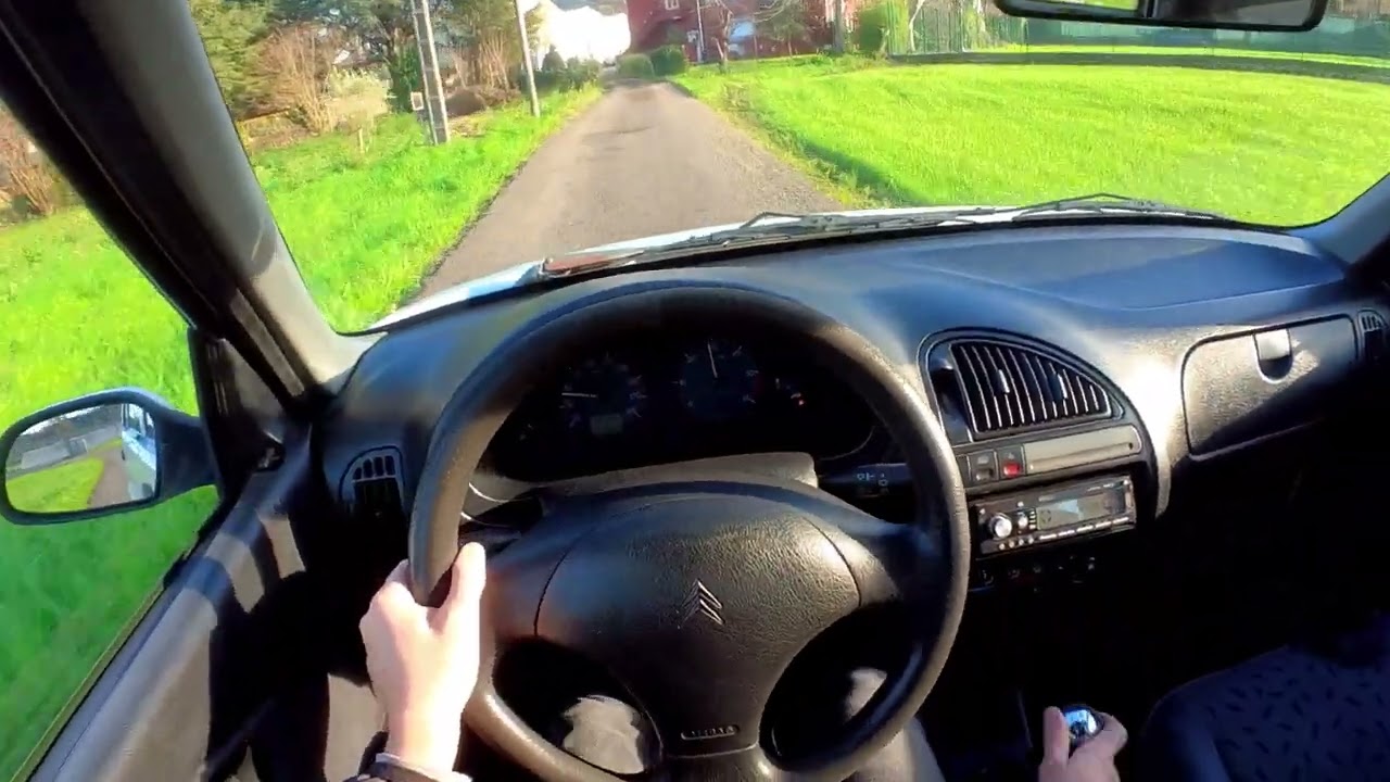Prueba Citroen Saxo 1999 (1.5d 57cv)POV Test Drive