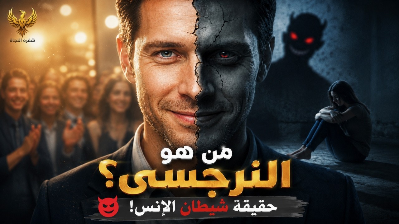 من هو النرجسي؟ —👹 الوحش اللي يتخبّى ورا ابتسامة  /تشافي من النرجسي