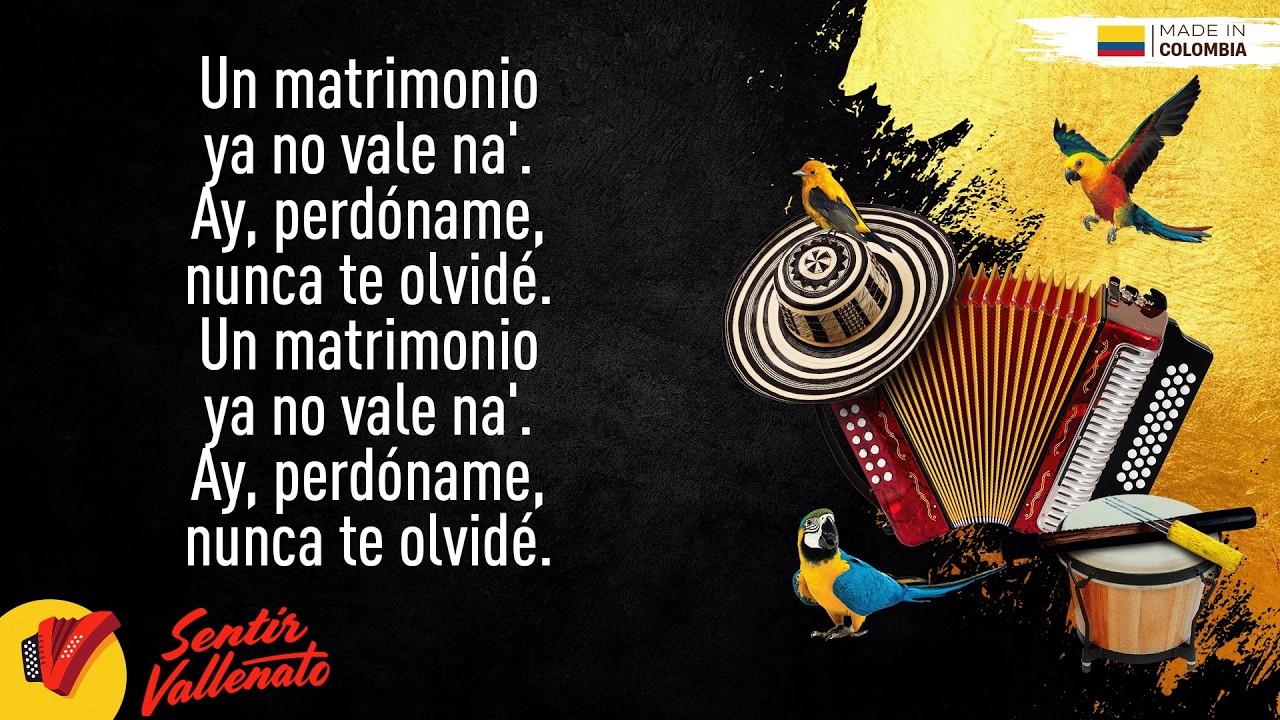 Melodía Para Dios, Farid Ortiz & Emilio Oviedo, Video Letra - Sentir Vallenato