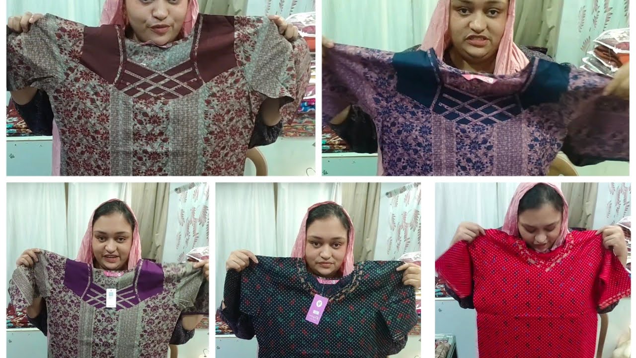 56 size  ajrack nighty അജ്റക് നൈറ്റിയുടെ കുറച്ച് കളക്ഷൻ 8921089804 വാട്സാപ്പിൽ ഓർഡർ ചെയ്യുക 
